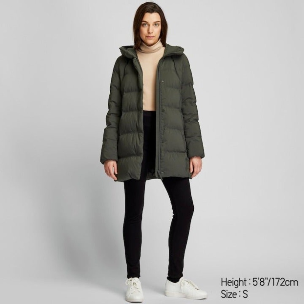 Uniqlo Seamless Down Parka | Olive |